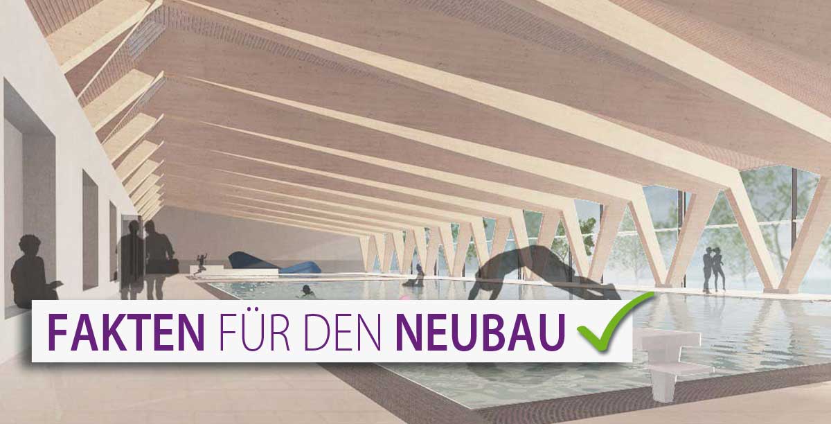 Auf Fakten vertrauen, für Neubau stimmen: Das Sportzentrum Krumbach: Das neue Schwimmbad