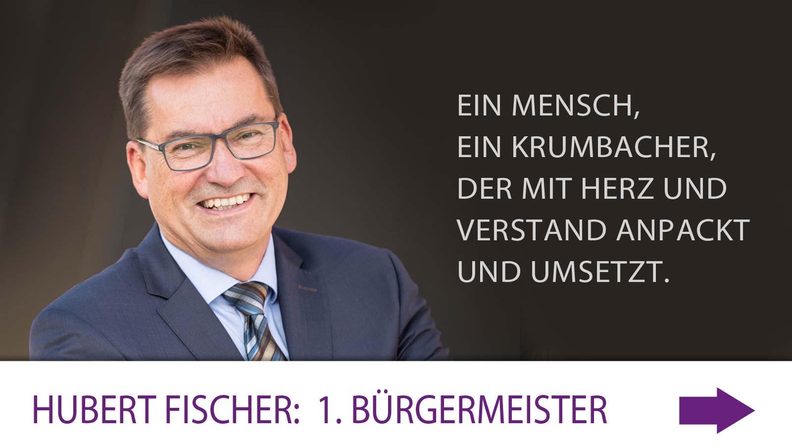 Krumbachs Bürgermeister Hubert Fischer: ein Macher mit Herz und Verstand